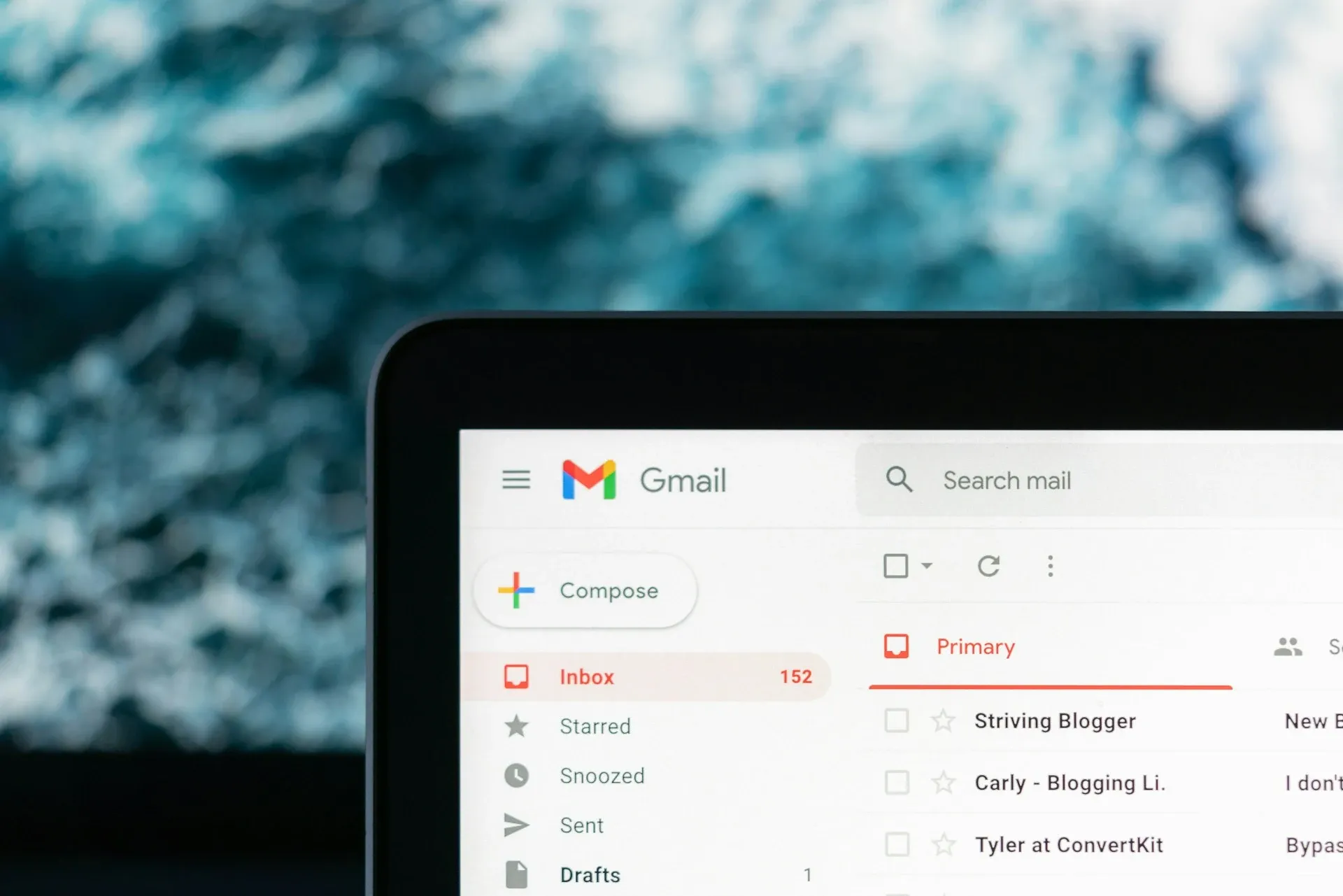 Gmail desktop app on MacBook